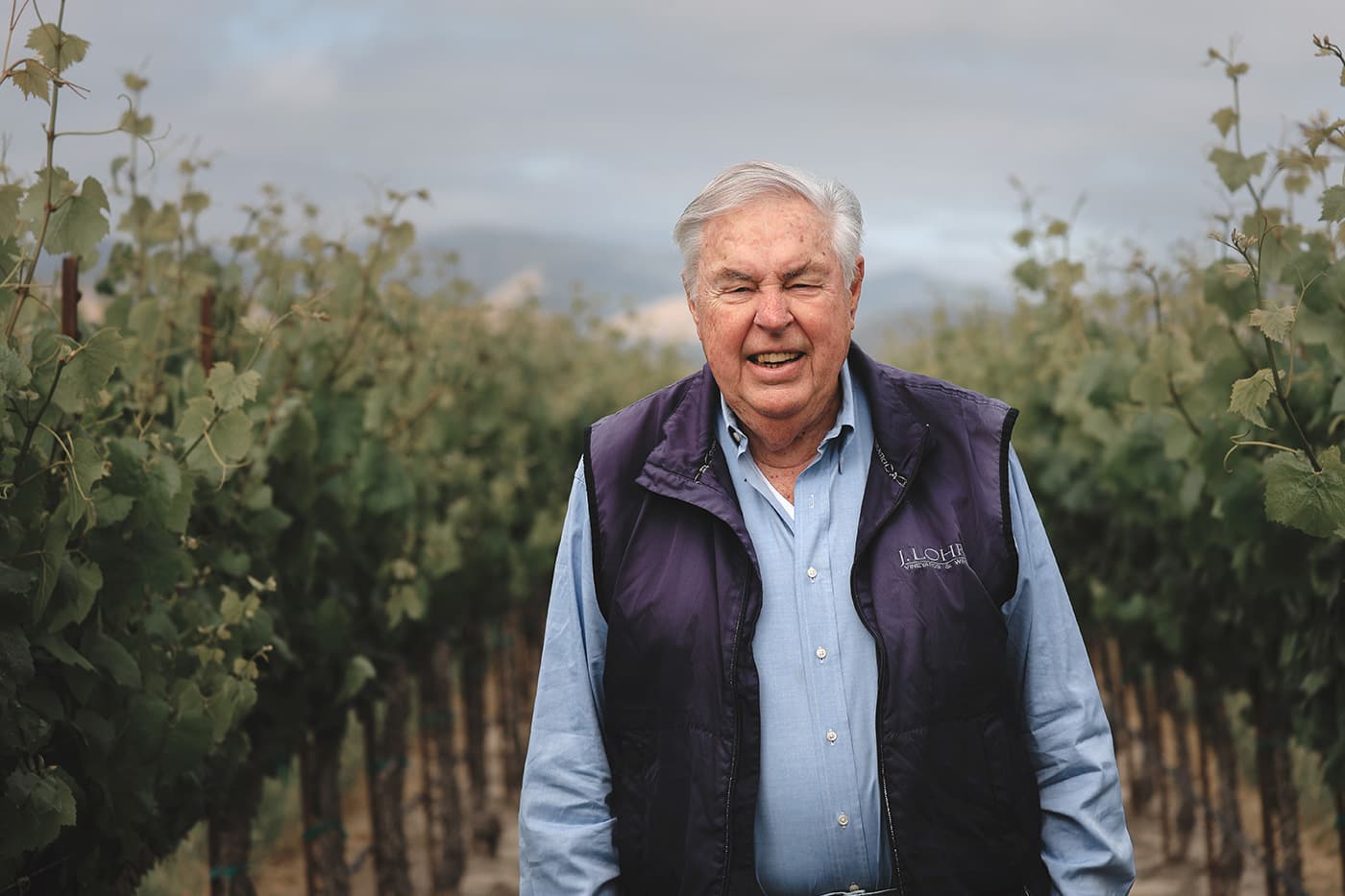 Jerry Lohr searching for the perfect vineyard site
